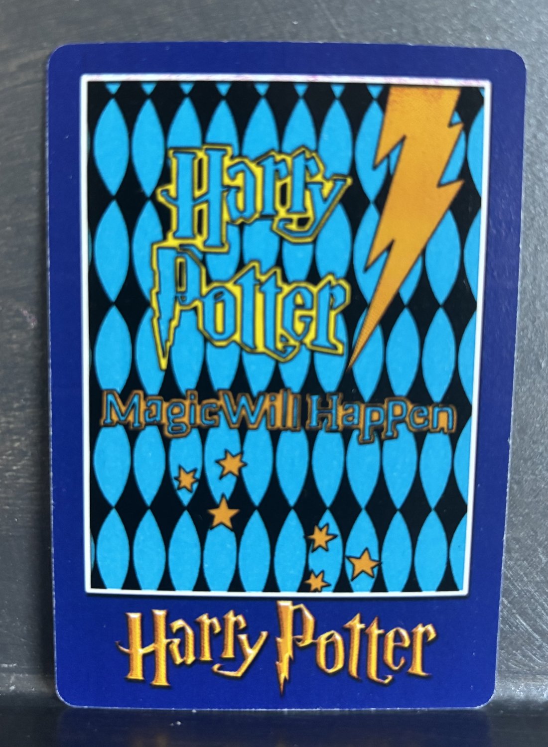 Harry Potter “Magic Will Happen” vending machine card, back
