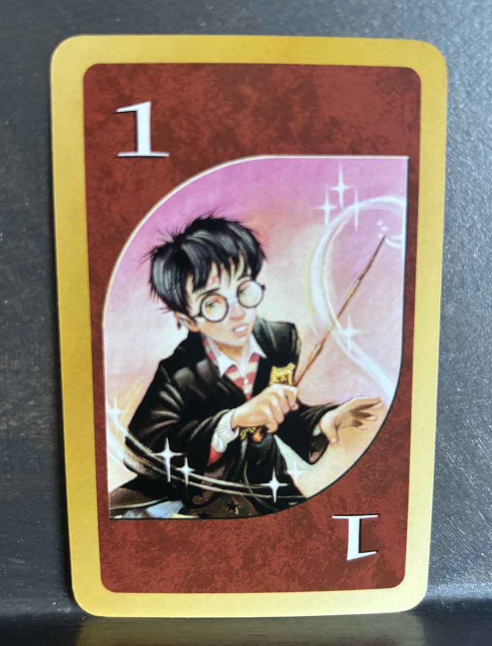 Mattel UNO: Harry Potter Special Edition, card 1 front