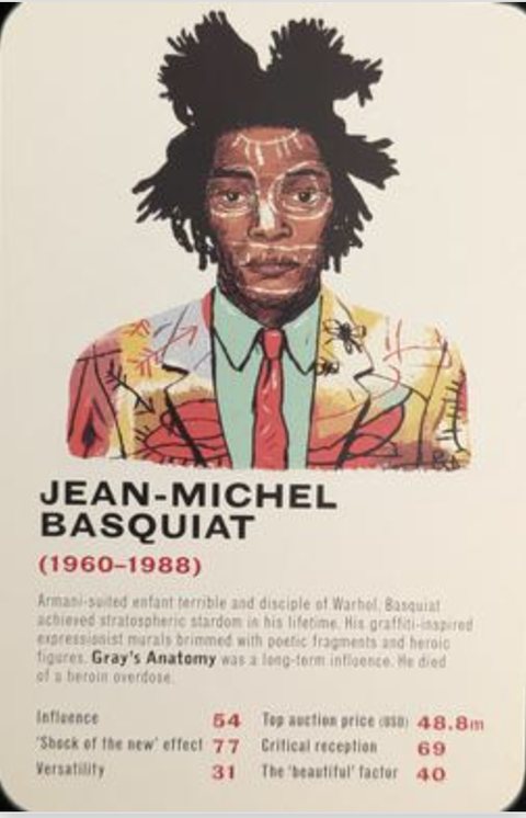 Jean-Michel Basquiat card