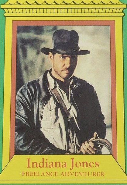 Indiana Jones freelance adventurer card