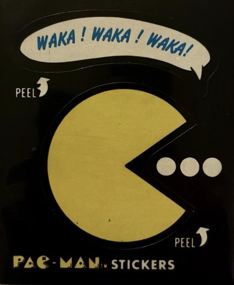 Pac-Man waka waka waka sticker